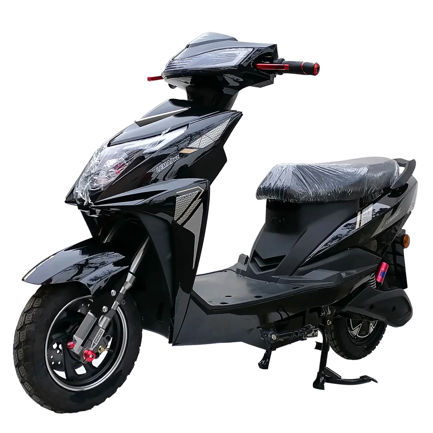 

Chinese Factory High Speed Electric Motorcycle Scooter Double Lights 1325mm Center Distance Front And Rear Disc Brakes