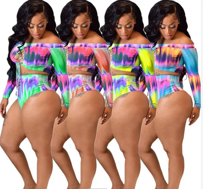 

Split Sexy Gradient Color Strappy Bikini Swimsuit Beachwear Swimwear Plus Size Women
