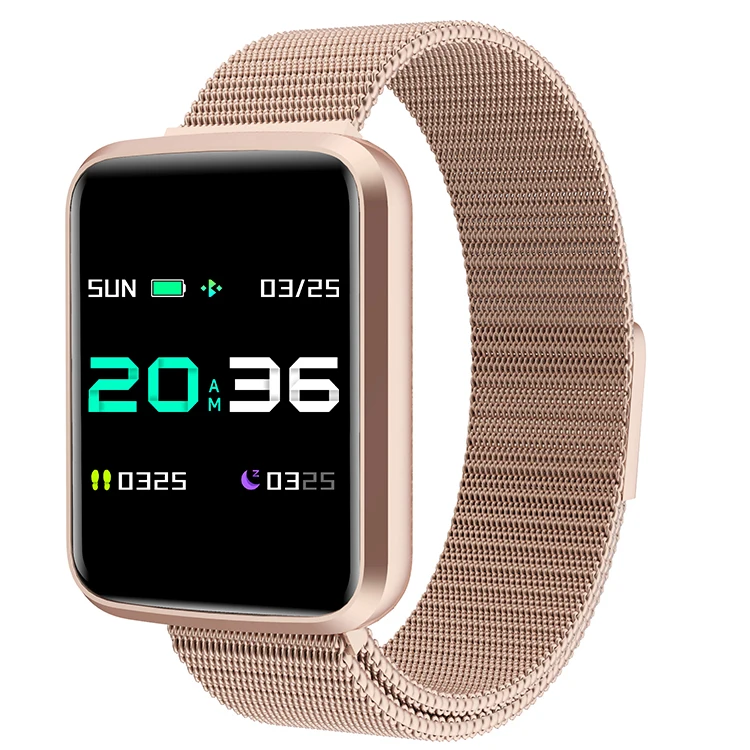 

Shenzhen smartwatch manufacturers full round screen sport smart watch 2020 reloj inteligent customized watchband dial pattern