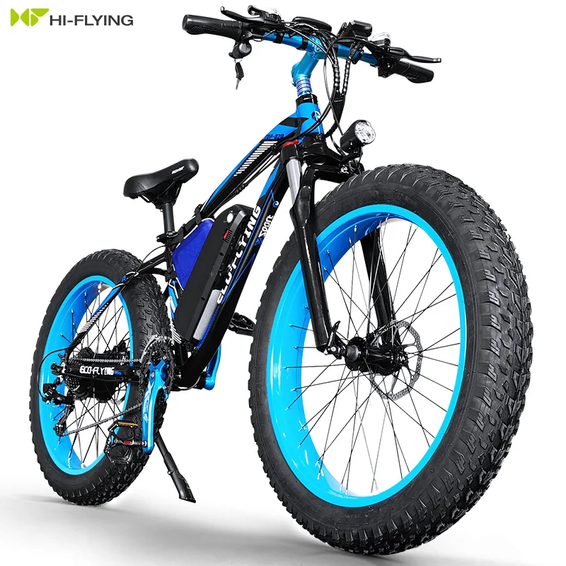 

1000W Powerful 26 Inch Fat Tire Snow /Beach /Mountain Electric Bicycle with Dual Disc Brake Fat Tire Electric Bike