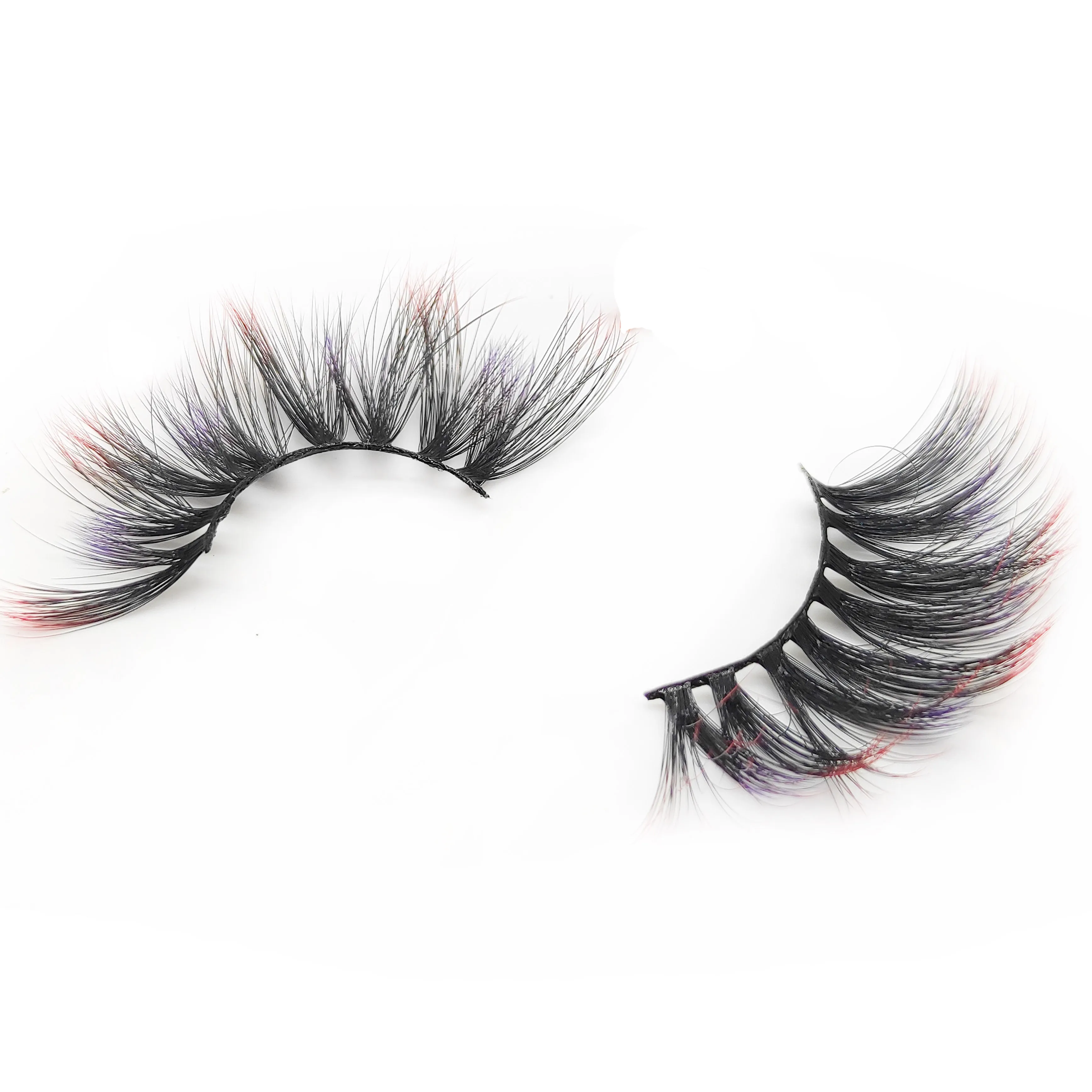 

Wholesale Private Label New Crazy Fluffy 3D5D Faux Color Eyelash Extension Tray