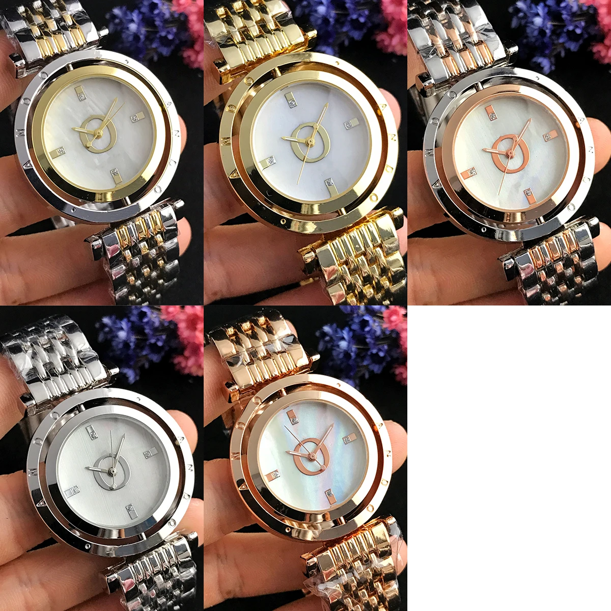 

Simple mechanical rotating Stainless Steel Men and women Quartz Watches fashion contracted Jewelry Gift fine Charm