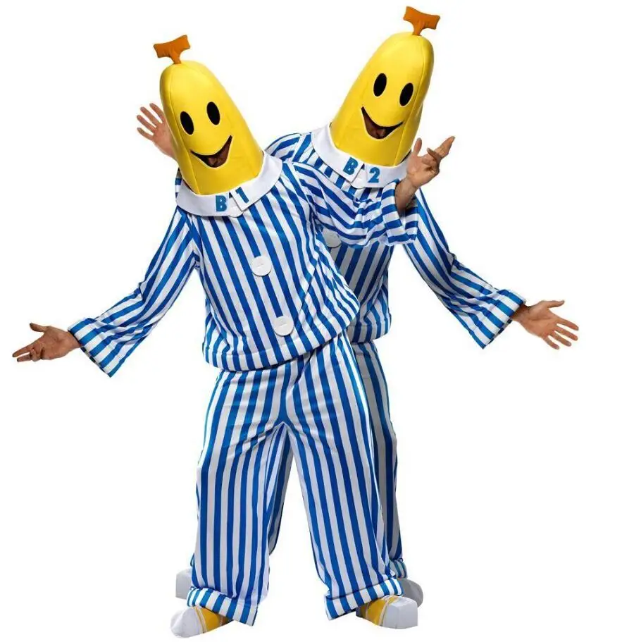 

ecowalson Cosplay Bananas in Pyjamas Costume TV Show Costume Bananas in Pajamas Bananas costumes
