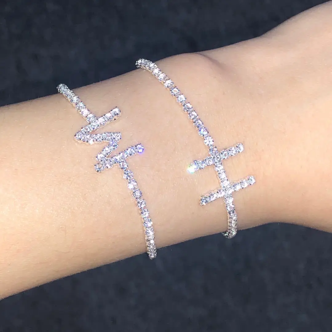 

Fashion 26 letters shiny rhinestone diamond anklet bracelet for women Wholesale N206215, Requirement