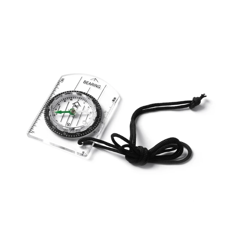 

New product 4pcs 2 in 1 Compass Scale Outdoor Multifunctional Compass