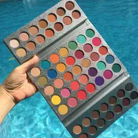 

private label Makeup Eyeshadow Palette 63 Color Summer Matte Shimmer Glitter Pigment natural Eye Shadow Palette Cosmetic