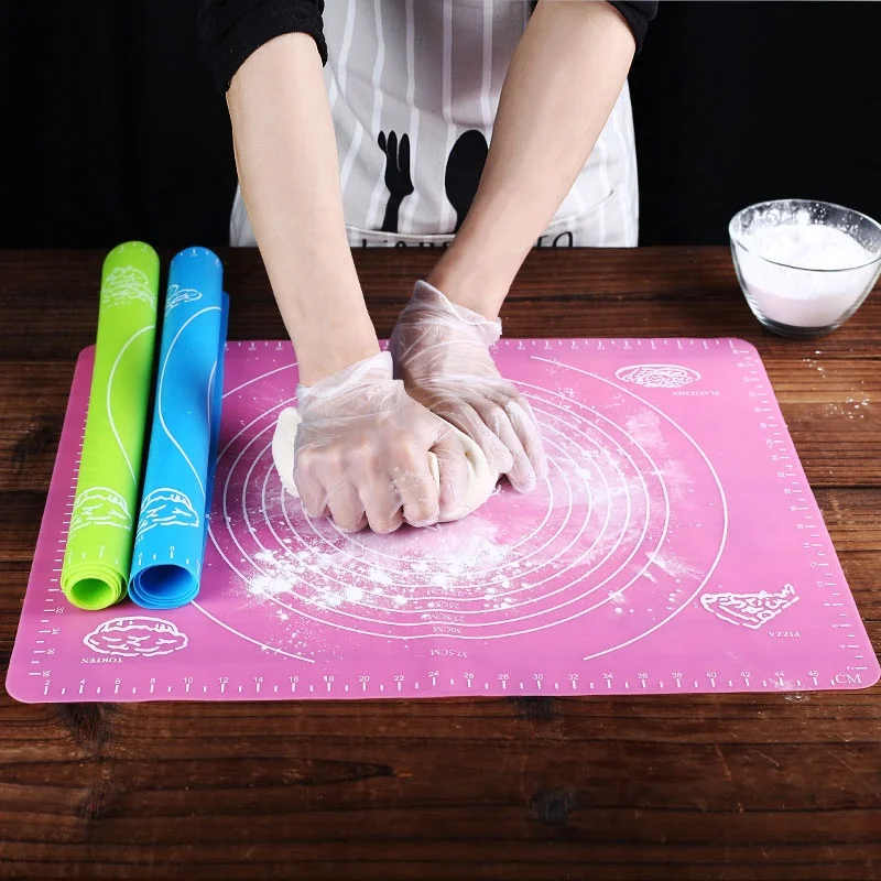 

Non Stick Silicone Baking Mat Cookie Sheets Reusable Cooking Liners Set