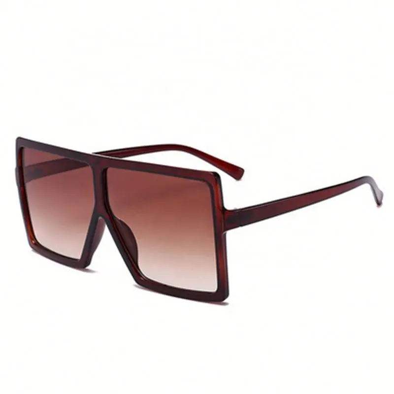 

Jhsport Fashion Big Square Rectangle Women Oversized Sunglasses, 7 colors