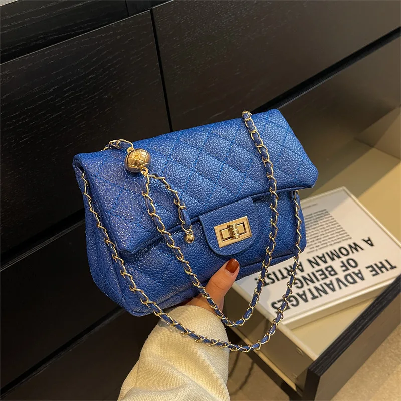 

2022 New Suede Drop Shipping PU Leather Ladies Hand Bag Cross Luxury Chain Shoulder Small Jelly Women Paris Classic Handbag, Colorful