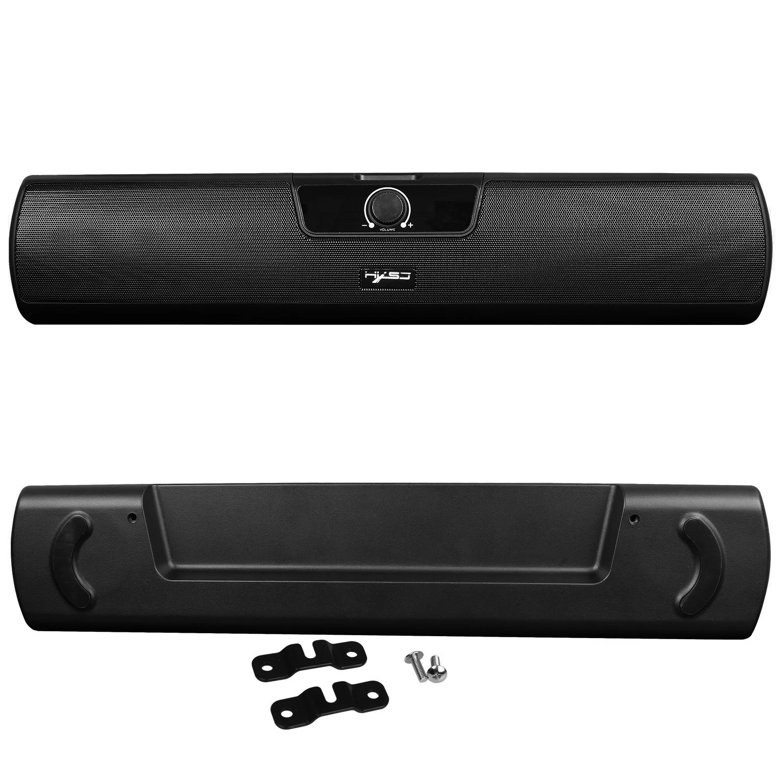 New long strip wired desktop speakers stereo home theater wall-mounted speakers for desktop computers - ANKUX.COM