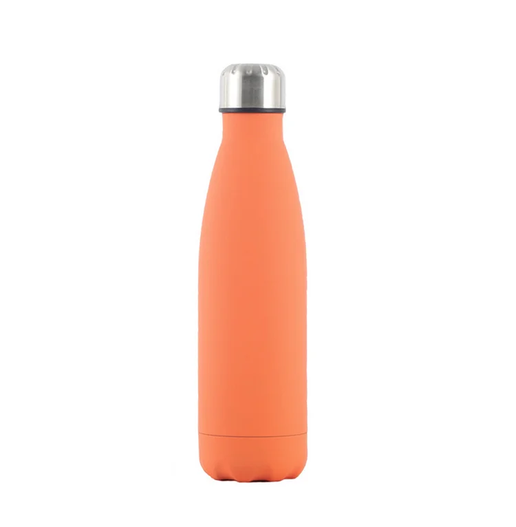 

Sustainable leak proof rubber coated 500ml outdoor water bottles sport with custom logo, Customized color acceptable