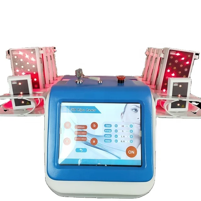 

Best supplier 5D lipo laser portable loss weight professional slimming machine for sale, Blue