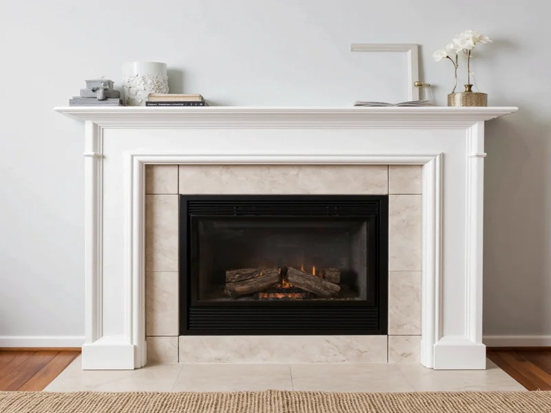 Proper fireplace mantel installation measurements