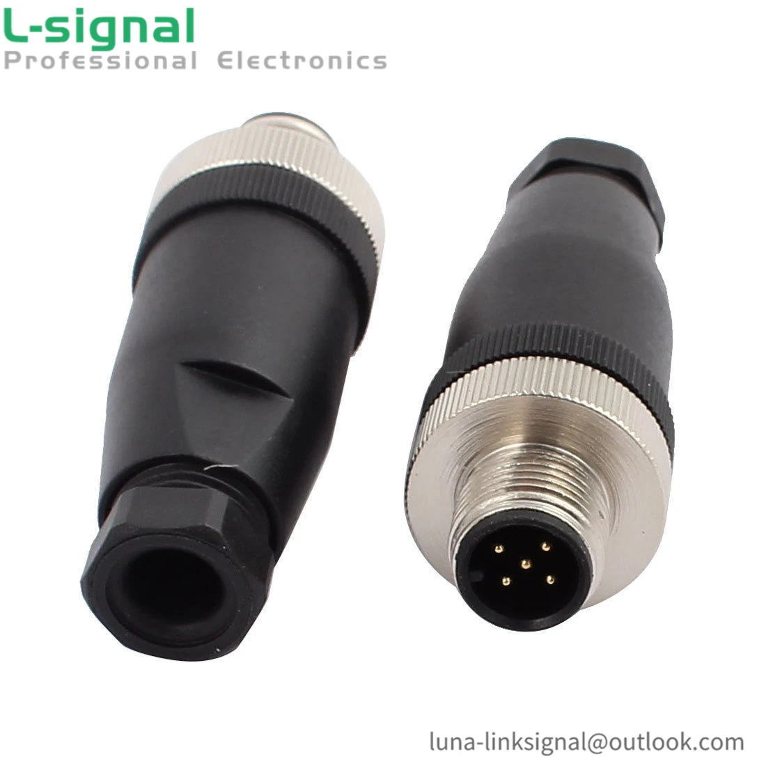 M12 Field Attachable Connector Lumberg Automation M12 Connector 5 Pin