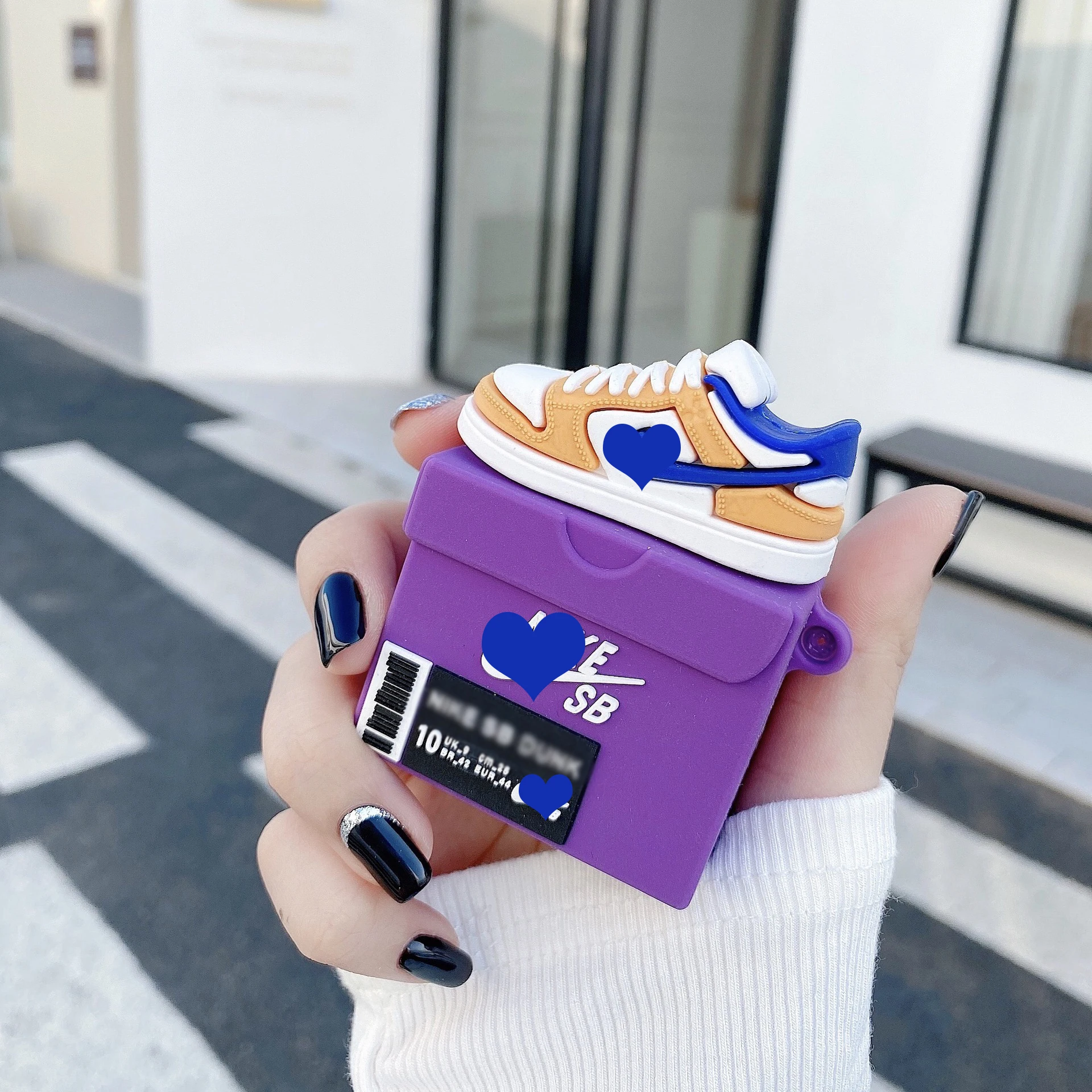 

3d Sneaker Shoes Box Cartoon Cases For Airpods Pro Designer Cute Anime Aj Air 2 3 Custom Shoe For Air pods Case Sneakers