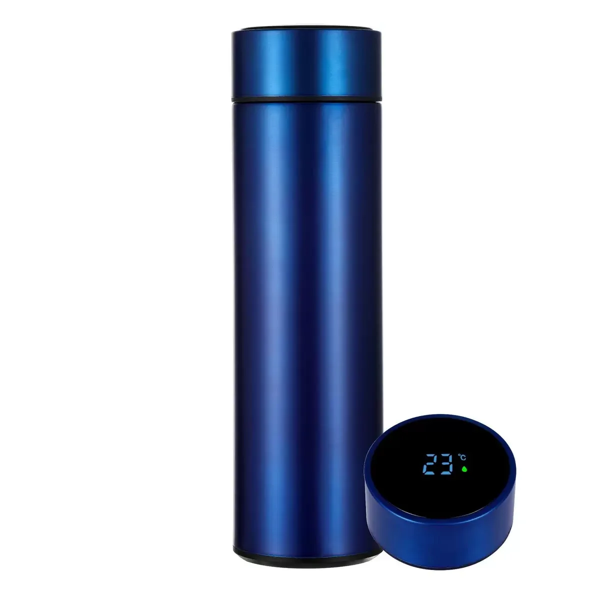 

Temperature Display Vacuum Flasks high quality minimalist led temperature display intelligent water bottle Logo, As picture