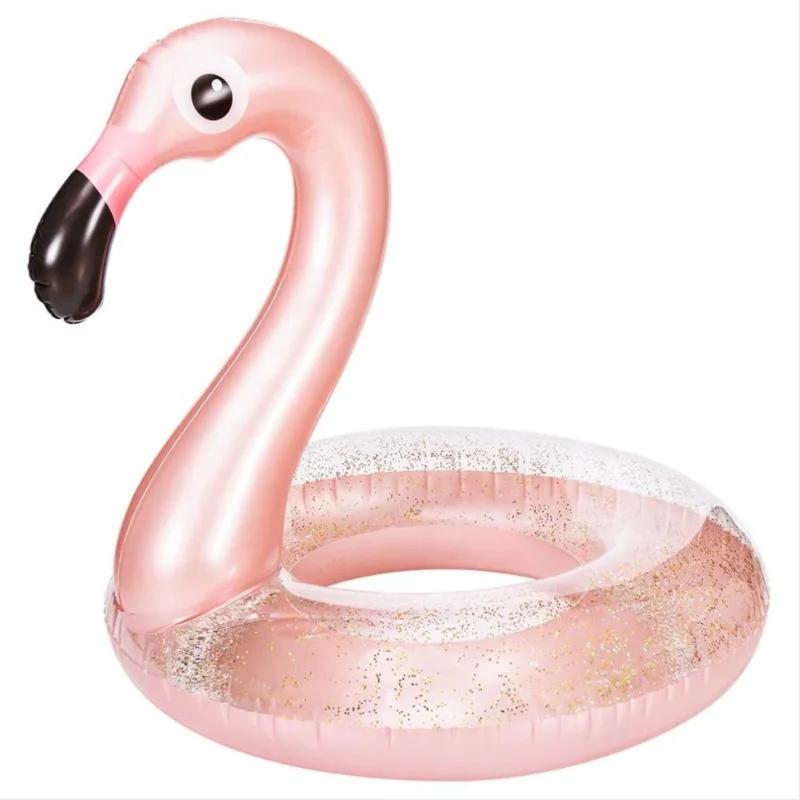 

Summer Outdoor Activities Beach Party Inflatable Swimming Circle Flamingo Swimming Ring Inflatable swimming ring, Pink