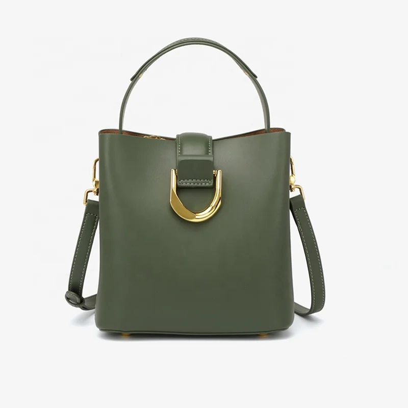 

100% Genuine Leather Fashion Luxury Women's Real Leather Handbag Large Capacity Shoulder Classic Waterproof Lady Bag, Black, green, white, brown