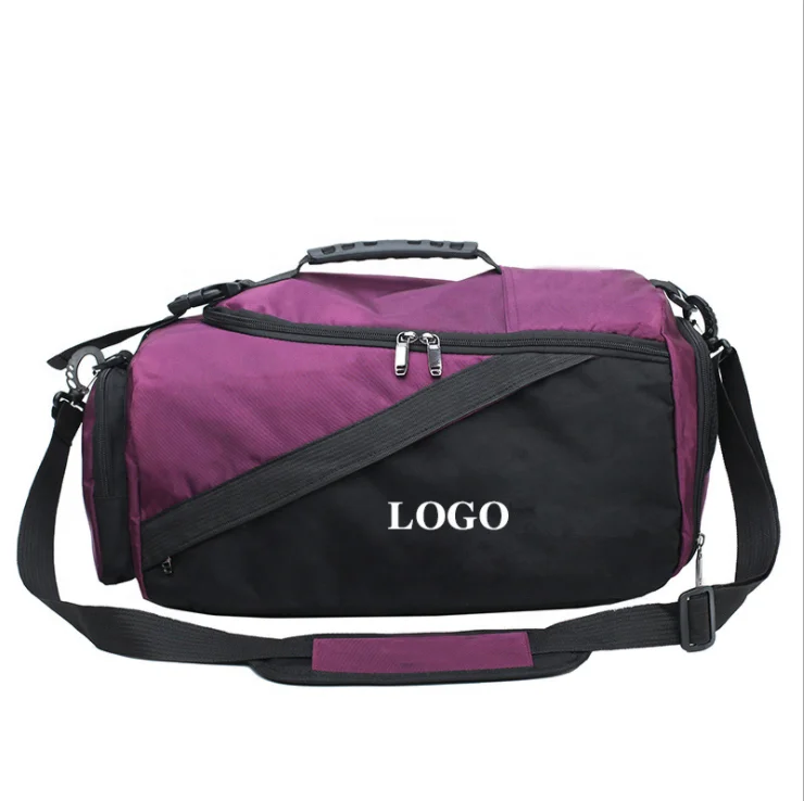 

Promotion big nylon outdoor luggage travel duffle bag backpack custom made practical sports gym bag for fitness, Accepable