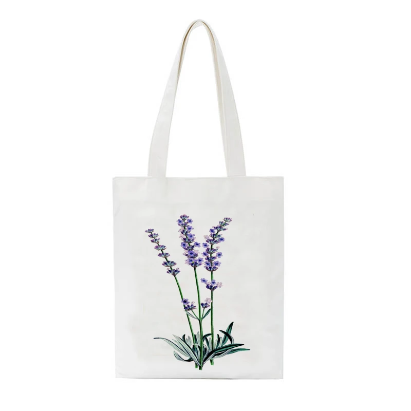 

Cute Print New Harajuku Bag Large-Capacity Canvas Sweet College Shoulder Bags Floral Printed Canvas Shopping Bag