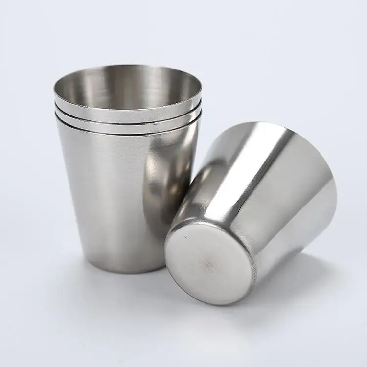 

T084 30ml Stainless steel folding cup, True color