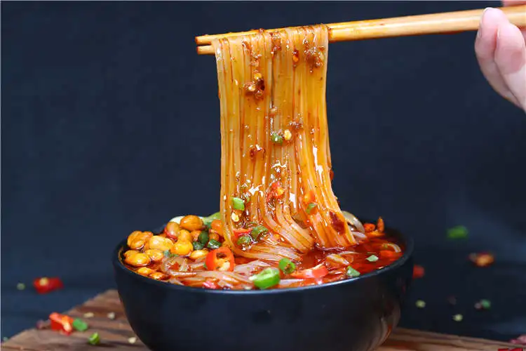 
Chinese Instant Fast Food Convenient Delicious Spicy Hot And Sour Rice Noodles In Bag 