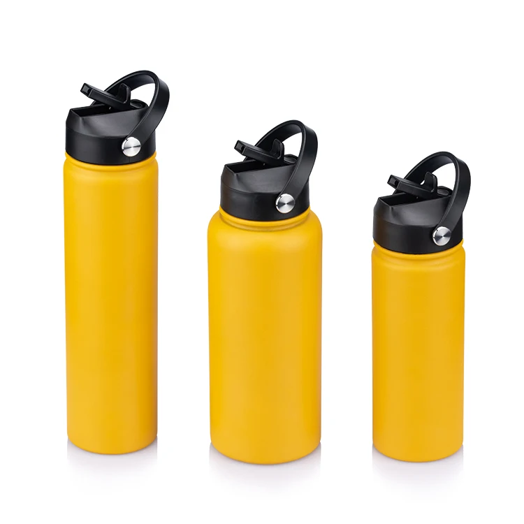

Kids thermos water bottle cute vacuum flask with straw easy for drinking