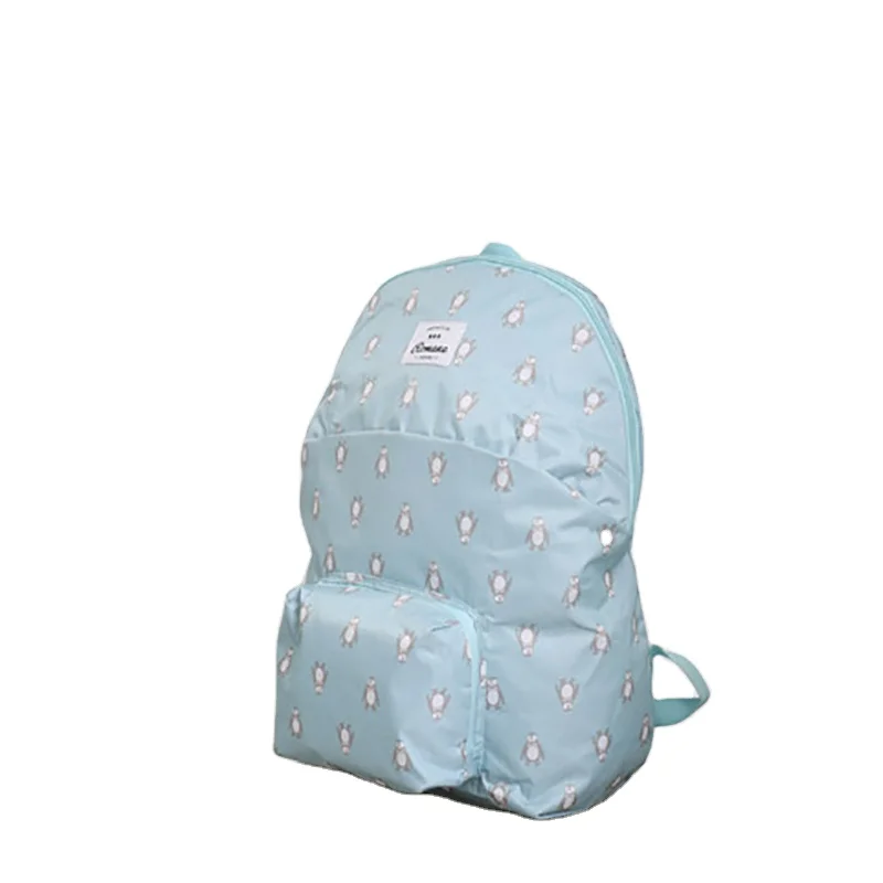 

OB021 Student Outdoor Women Travel Casual Daily Backpack Lightweight Foldable Shopping Bags Backpack