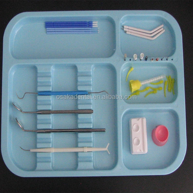 Bandeja de instrumentos dentales que se puede desinfectar a alta temperatura