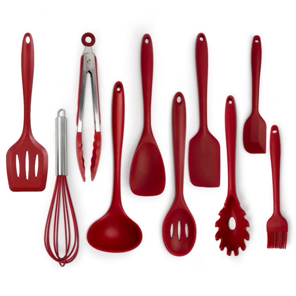 

German kitchen silicone utensils cooking cookware sets wholesale, Customized color