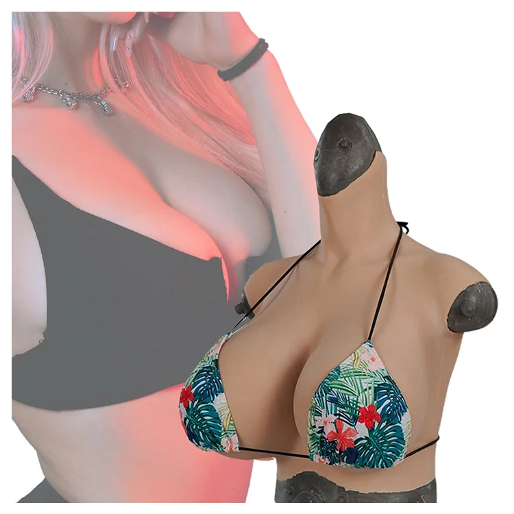 

URCHOICE Huge big size S cup artificial boobs silicone breast form fake breast for shemale cross-dresser cosplay drag queen