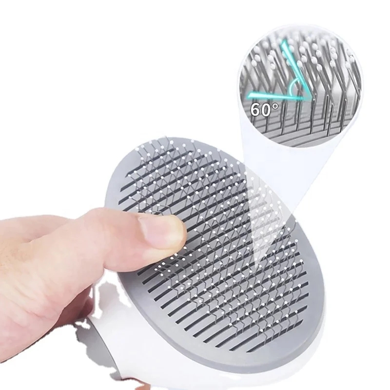 

Amazon sells high-quality stainless steel pet hair trimmers, comb self-cleaning combs, cats and dogs brush pet cleaning brushes