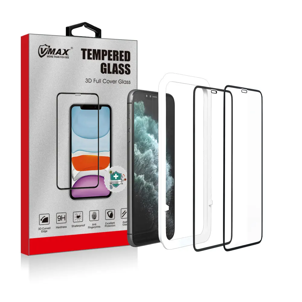 

Hot Sale !! High definition 0.33mm Thickness 9H Explosion-proof mobile screen protector tempered glass For iPhone 11Pro Max