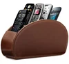Hot Selling PU Leather Control Storage Remote Control Organizer TV Control Stand Holder