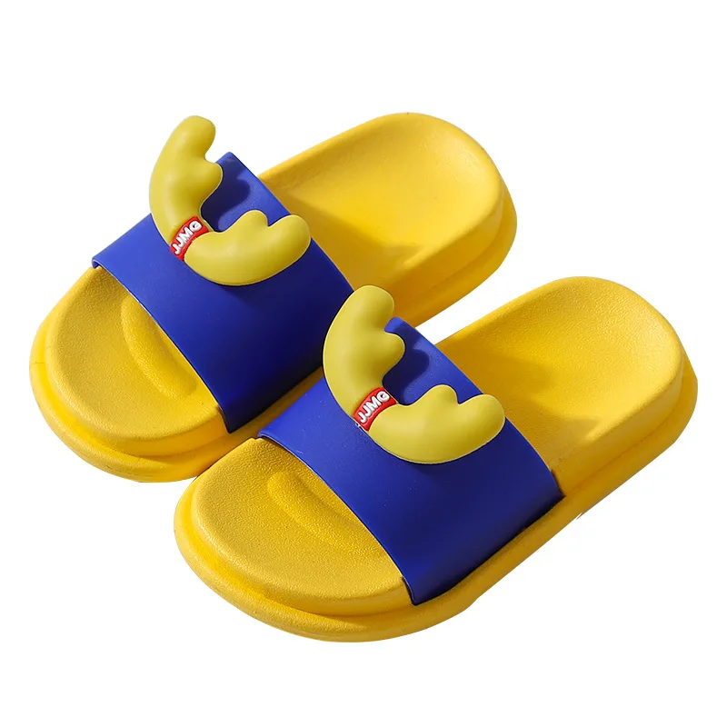 

New Summer children's slippers boy's girl's indoor cartoon household bathroom children's baby non-slip soft-soled slippers