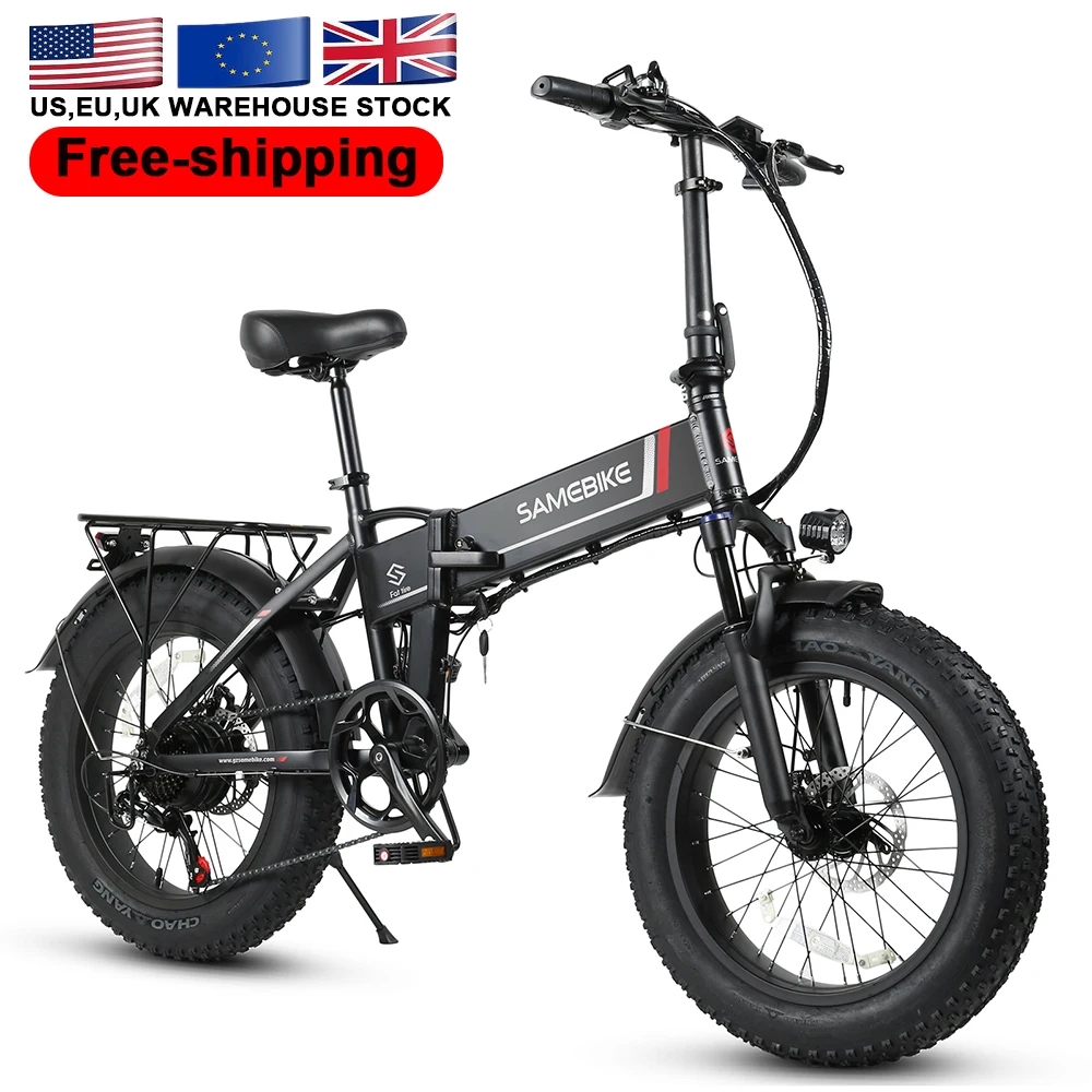 

US STOCK 72h delivery Foldable 48V 10Ah Lithium Battery Full Suspension 500w Fat Tire ebike Electric Mountain Bike