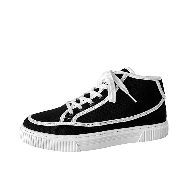 

wholesale stylish man sport canvas shoes white black casua sneakers student school shoes