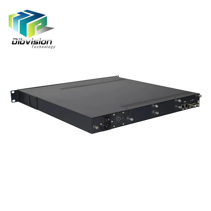 

Multicast/Unicast 48QAM digital catv headend modulator with 2 IP port in