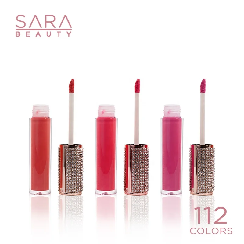 

SARA Create Your Logo Lip Makeup Line Pinky Red Glossy Lip Gloss Lipgloss Vendor
