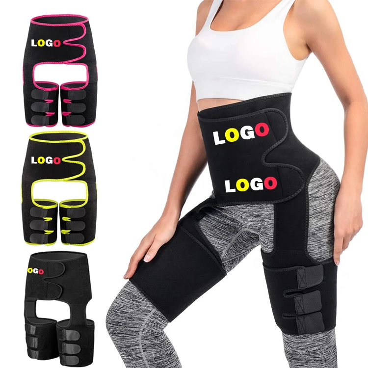 

Custom Logo Neoprene Slim Thigh Trimmer Leg Shapers Slimming Belt Waist Trainer Sweat Shapewear Fat Burning Compress Belt