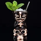 スカル人形-マグカクテルカップビールワインマグセラミック-マグカップアート工芸クリエイティブハワイ MugsFor カクテルドリンクカップ
