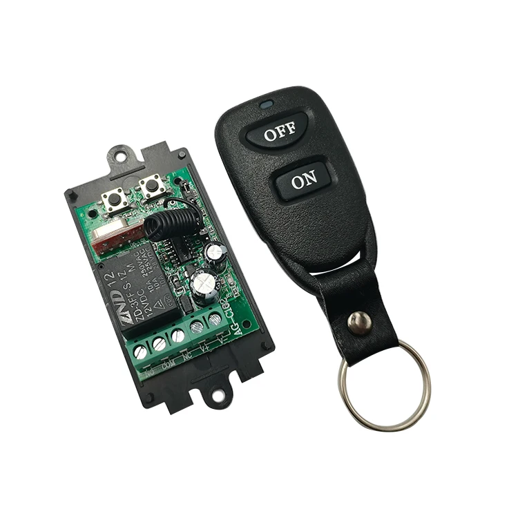 

DC 12V Relay Wireless RF Module Switch On/Off Switch + Delay Time Timer Remote Control AG-C102