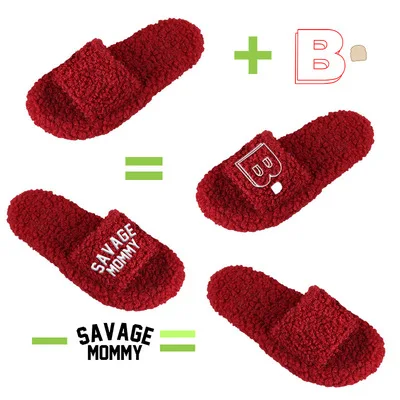 

UMYOGO 2021 Customized Women's PVC Plush Home Slippers, 7 colors