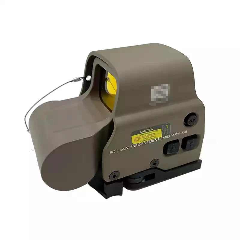 

558 Holographic Collimator Sight Red Dot Optic Sight Reflex with 20mm Rail Mounts for Airsoft Sniper Hunting Tactics, Desert