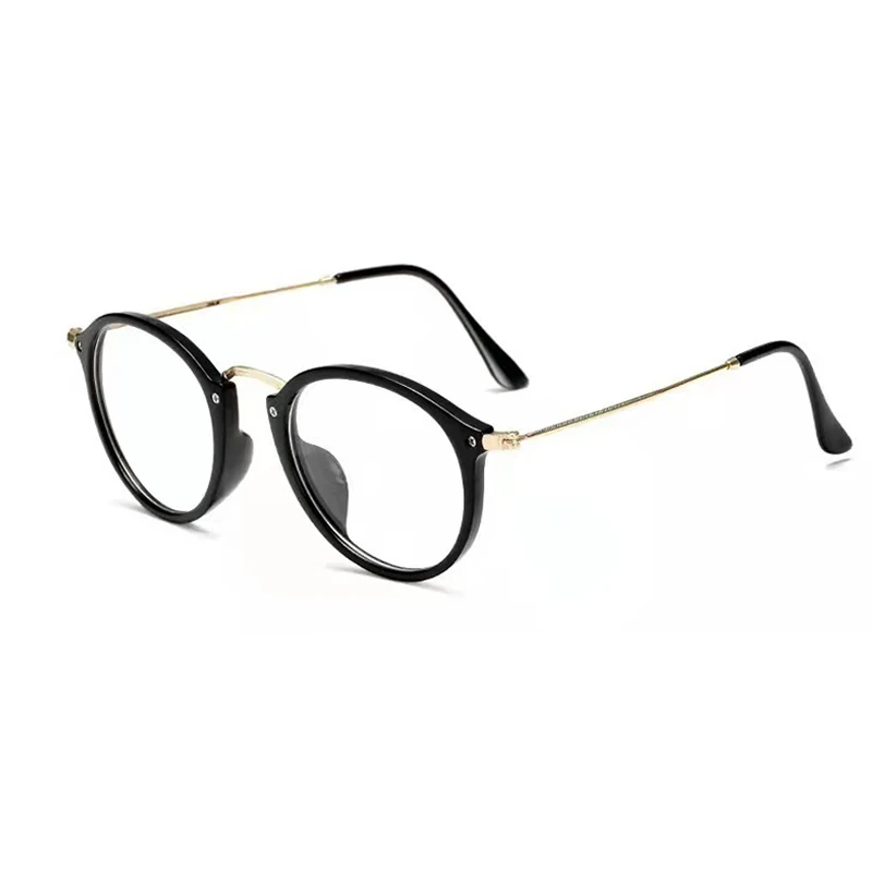 

Retro Female Frame Metal Eyeglass Anti Blue Light Literary Eyewear Can Be Equipped with Myopia Glasses Personality Glasses