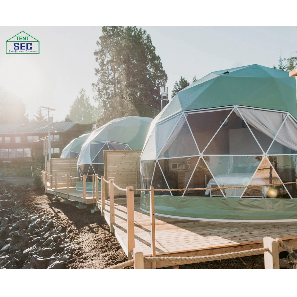 

good quality outdoor resort house half ball dome tent
