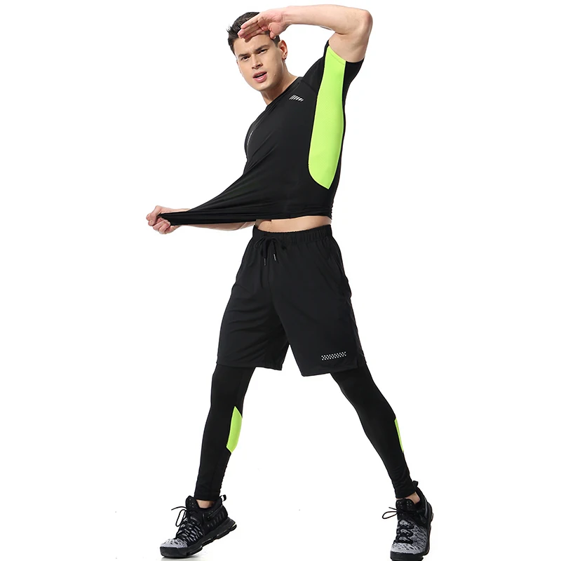 

Popular Gym Casual High Quality Fitness Sports Wear Men Sports Wear Fitness, Green