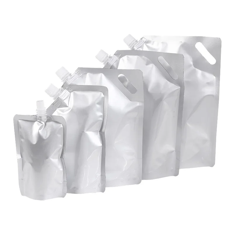 

Aluminium Liquid Bag Frozen Juice Packaging Stand Up Drinking Spout Drink Pouch Custom Aluminum Foil Bags