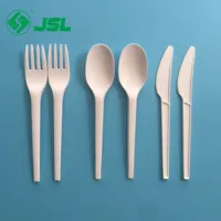 

compostable disposable bagasse food container biodegradable cutlery