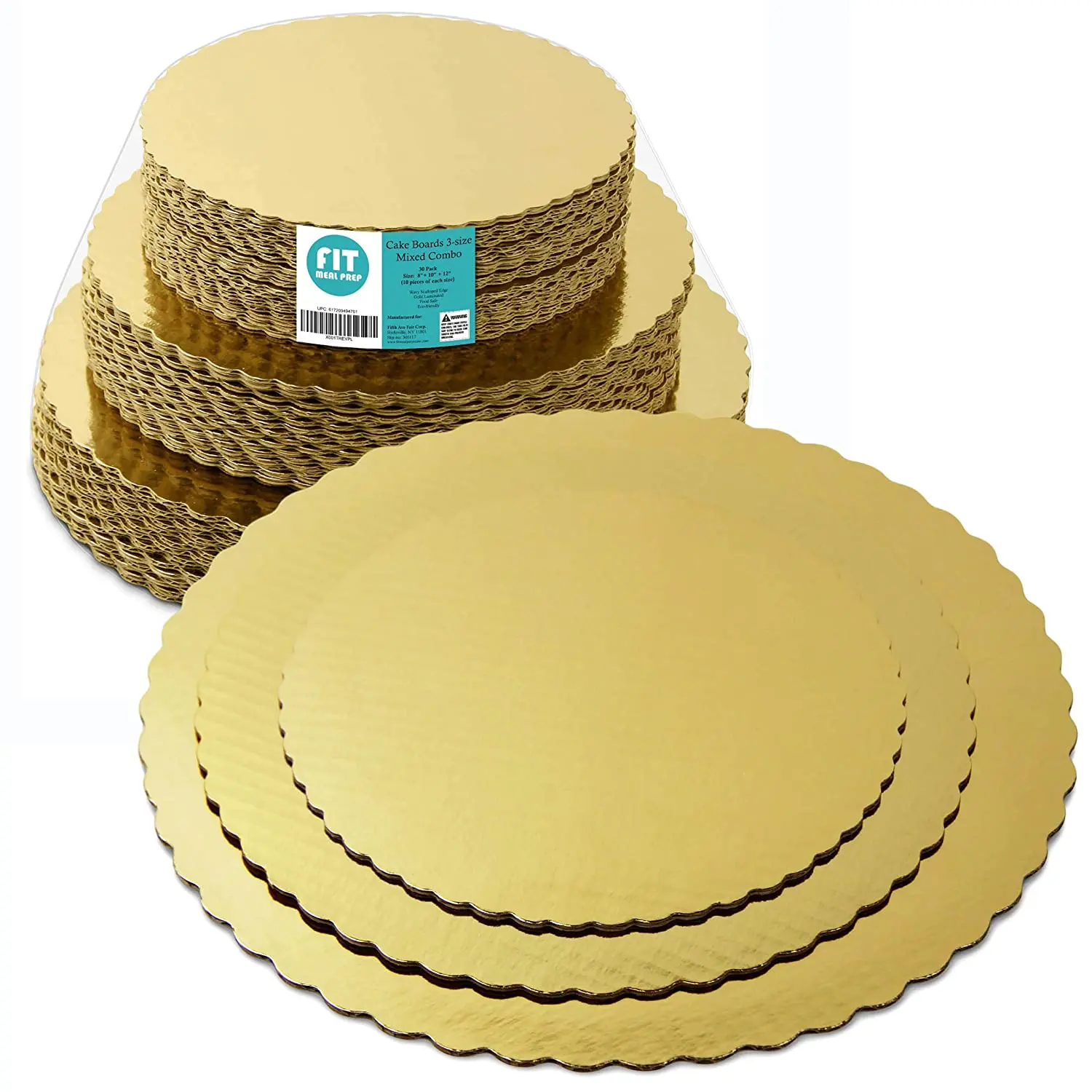 

Wholesale cake board food grade golden round base board cake